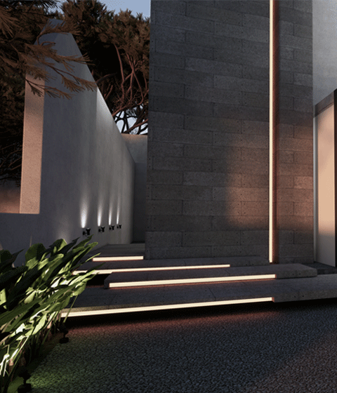 Screenshoot Video Render 3d Animasi Desain rumah modern-kontemporer 2