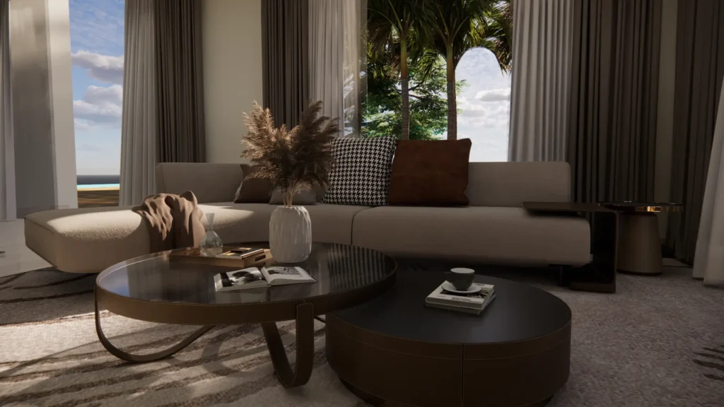 "Villa 2 Interior Livingroom"